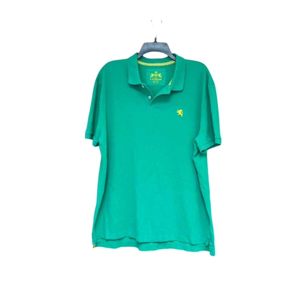 Men's Express Emerald Green Polo Shirt XXL